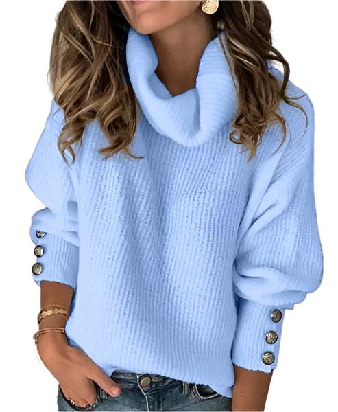 Stylish Sweater with Buttons for Women | Perfect for Autumn/Winter